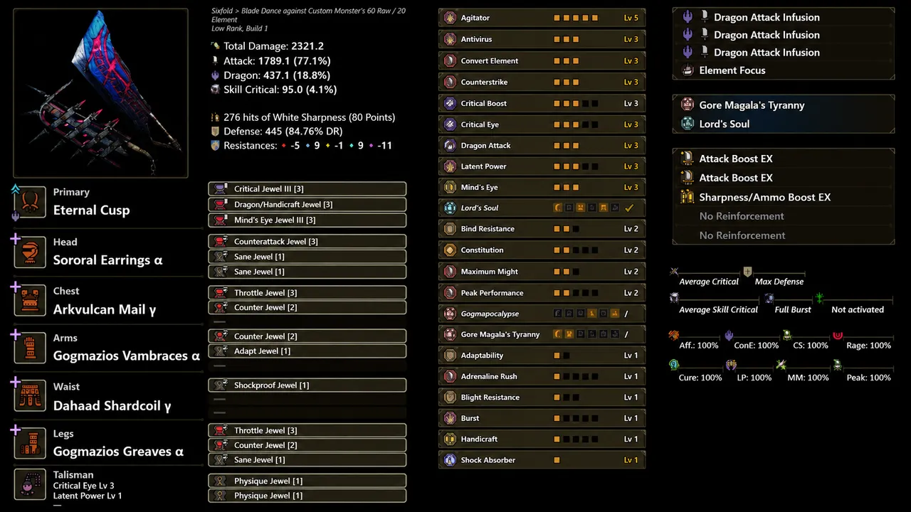 Dual Blades — Eternal Cusp · Dragon Build